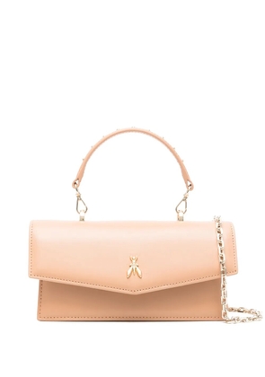 Patrizia Pepe Fly Bamby leather shoulder bag - Neutrals