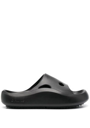 Off-White Meteor rubber pool slides - Black