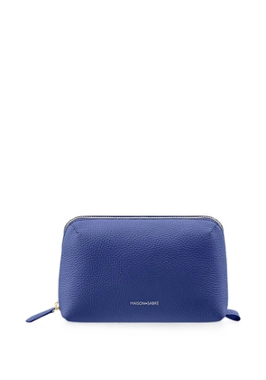 MAISON de SABRÉ The Tech Pouch pebbled leather gadget - Blue