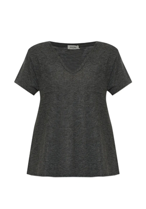 American Vintage V-neck short-sleeve T-shirt - Grey