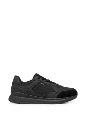 Geox panelled lace-up sneakers - Black