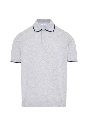 Gran Sasso contrast-trim short-sleeve polo shirt - Grey