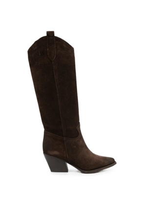 P.A.R.O.S.H. pointed-toe cowboy boots - Brown