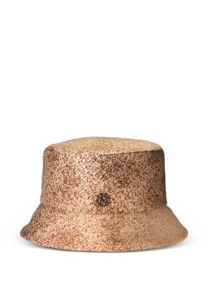 Maison Michel Axel splatter-print bucket hat - Neutrals