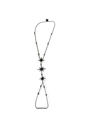 APM Monaco star-motif hand bracelet - Black