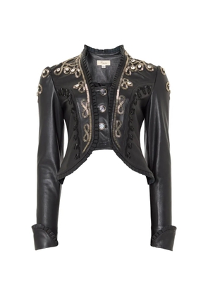 Temperley London Balthazar embroidery jacket - Black