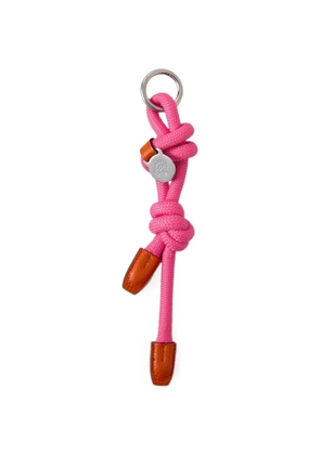Mulberry knotted rope keyring - Pink