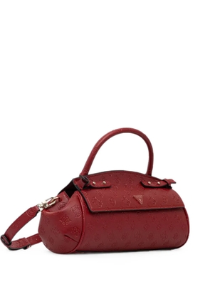GUESS USA Diana monogram-debossed tote bag - Red