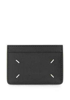 Maison Margiela Four Stitches calf leather cardholder - Black