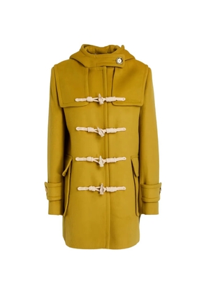 ZIMMERMANN hooded toggle-fastening coat - Yellow