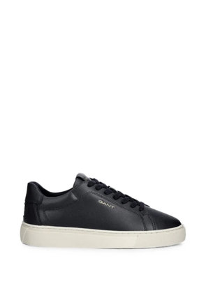 Gant logo-print lace-up sneakers - Black
