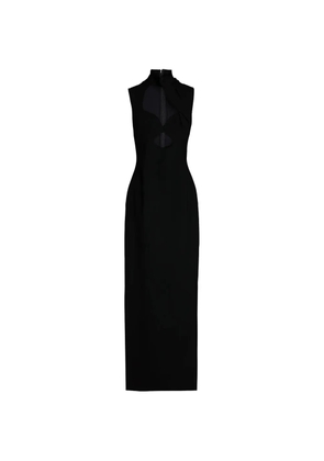 Roksanda Kamaria cutout crepe maxi dress - Black