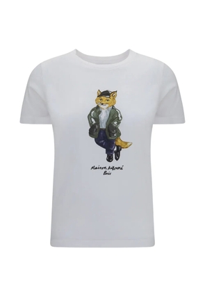 Maison Kitsuné Weekend Fox graphic-print T-shirt - White