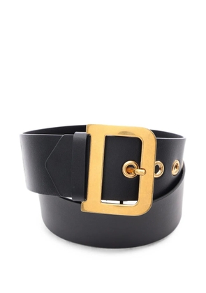 Christian Dior Pre-Owned 2010s D-buckle belt - Black