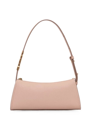 DKNY logo-plaque adjustable-strap shoulder bag - Pink