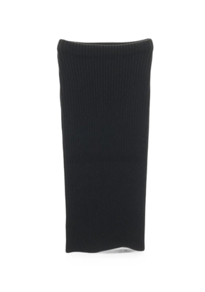 Prada Pre-Owned 2010s ribbed midi skirt - Black