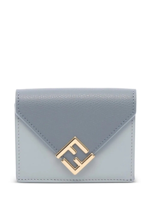 Fendi Pre-Owned 2020s FF Diamond tri-fold wallet - Blue