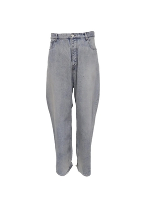 Balenciaga Pre-Owned 2020s distressed straight-leg jeans - Blue