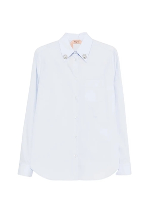 Nº21 embellished-collar shirt - Blue