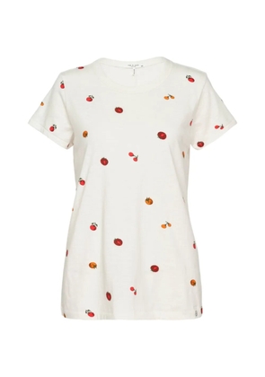 rag & bone tomato-print T-shirt - Neutrals