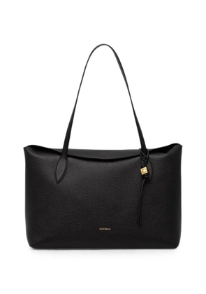 Coccinelle top-handles leather tote bag - Black
