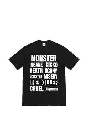 Supreme logo-print T-shirt - Black