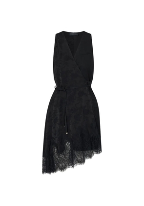 LIU JO short jacquard dress - Black