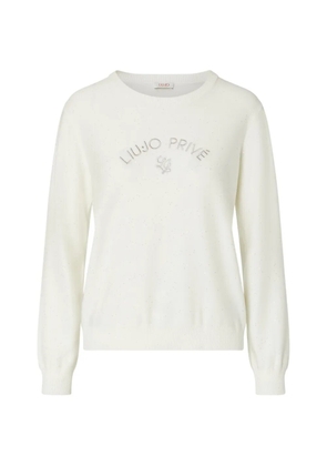 LIU JO top with micro sequins - White