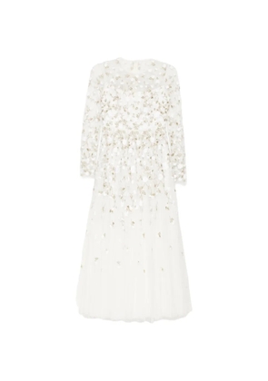 Needle & Thread trailing-roses ankle gown - Neutrals