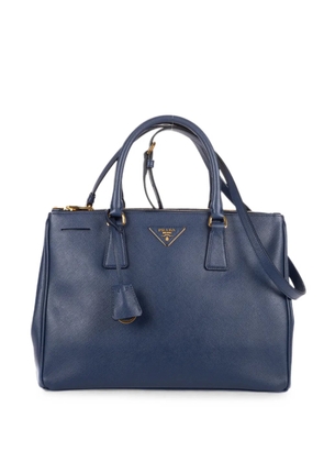 Prada Pre-Owned medium Galleria double-zip tote bag - Blue