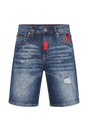 Philipp Plein denim Formentera shorts basics - Blue