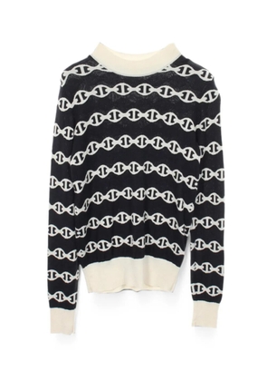 Hermès Pre-Owned Chaîne d'Ancre knit - Black
