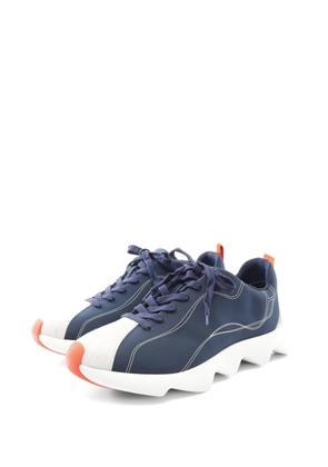 Hermès Pre-Owned Anvol suede-detail sneakers - Blue