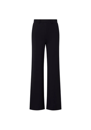 LIU JO regular-fit trousers in punto milano - Black