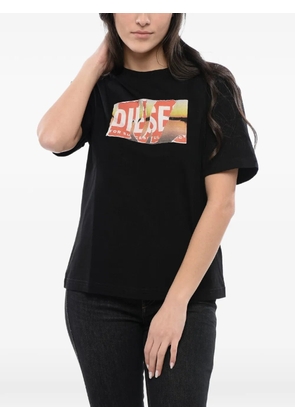 Diesel logo-print cotton T-shirt - Black