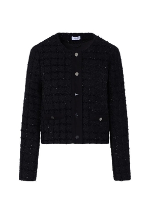 LIU JO bouclé jacket - Black