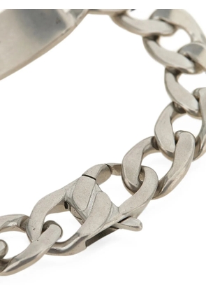 Maison Margiela Maillons plaque-detail bracelet - Silver