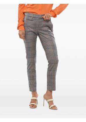 DONDUP check-pattern trousers - Grey