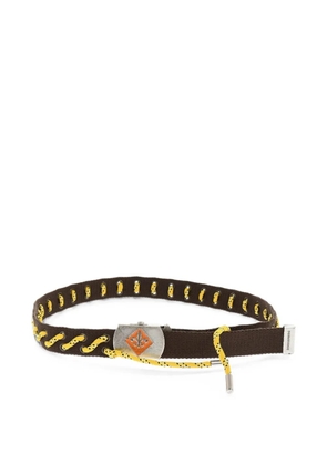 DSQUARED2 Boy Scout military-buckle belt - Brown