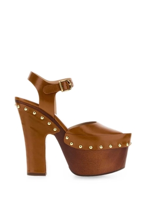 Chloé Meret stud-embellished pumps - Brown