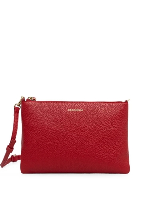Coccinelle grained crossbody bag - Red