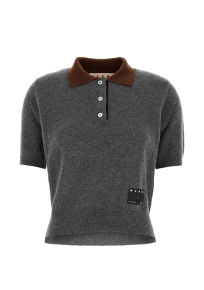 Marni cashmere polo shirt - Grey