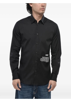 DSQUARED2 logo-print shirt - Black