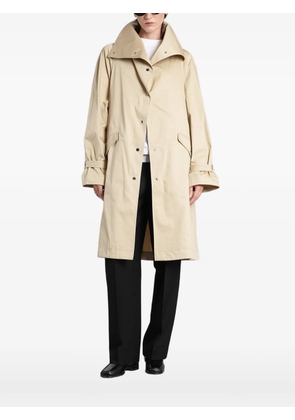 TOTEME buckled-cuff high-neck coat - Neutrals
