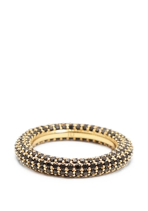 Izabel Display pavé-set crystal-embellished rings - Gold