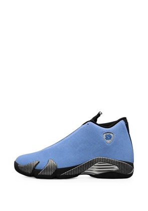 Jordan 14 Retro logo-patch sneakers - Blue