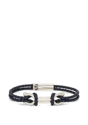Ferragamo Gancini braided bracelet - Silver