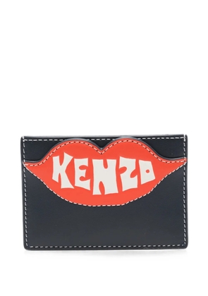 Kenzo graphic-print card holder - Black