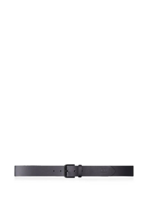 C.P. Company logo-debossed leather belt - Black