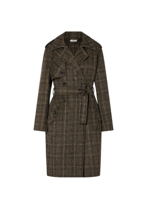 LIU JO long wool coat - Brown
